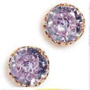 Kate Spade New York That Sparkle LILAC STUD Round Earrings